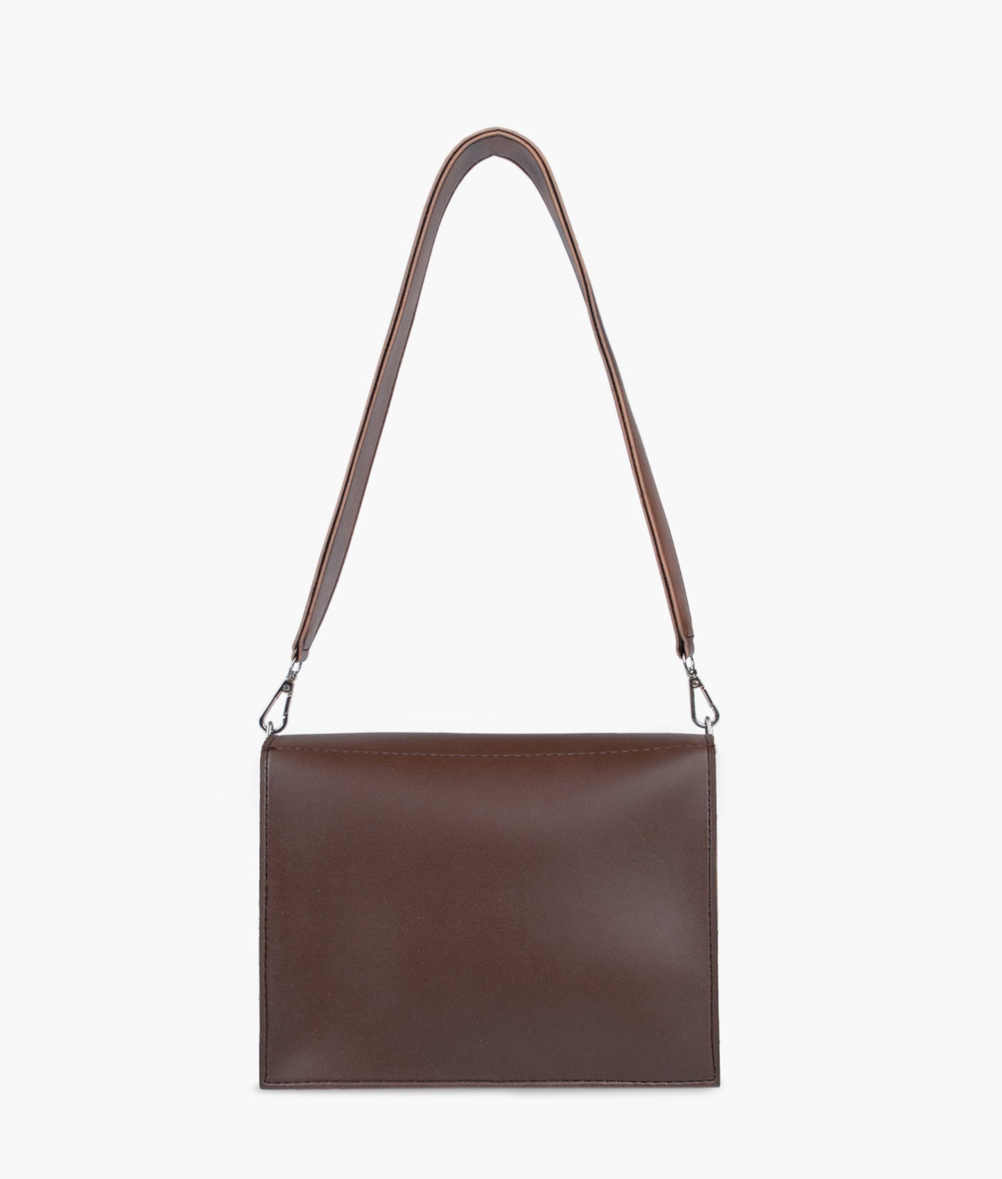 Dark brown mini cross-body bag